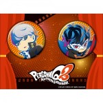 ペルソナQ2 缶バッジ2種セット P4主人公・P5主人公