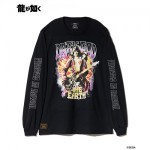 【龍が如く× glamb】Goro Majima Guitarist Cutsew Black L※6月上旬出荷分